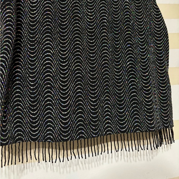 Vintage glittery black crop tank top - Picture 4 of 6